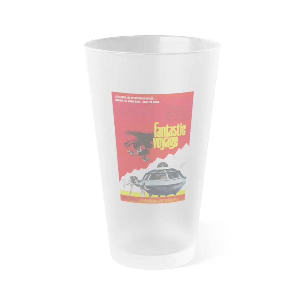 FANTASTIC VOYAGE (2) 1966 Movie Poster - Frosted Pint Glass 16oz-16oz-Frosted-Go Mug Yourself