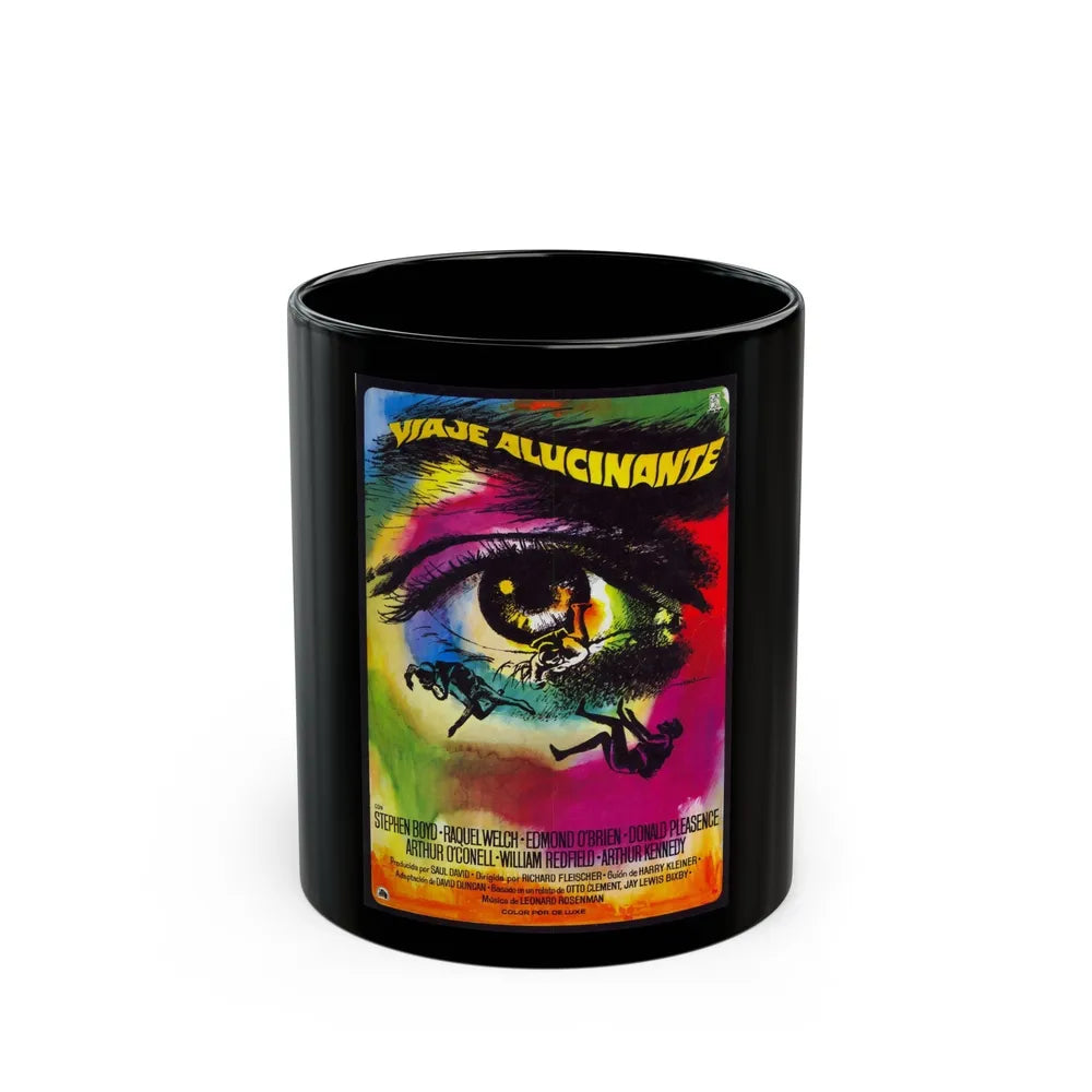 FANTASTIC VOYAGE (SPANISH) 1966 Movie Poster - Black Coffee Mug-11oz-Go Mug Yourself