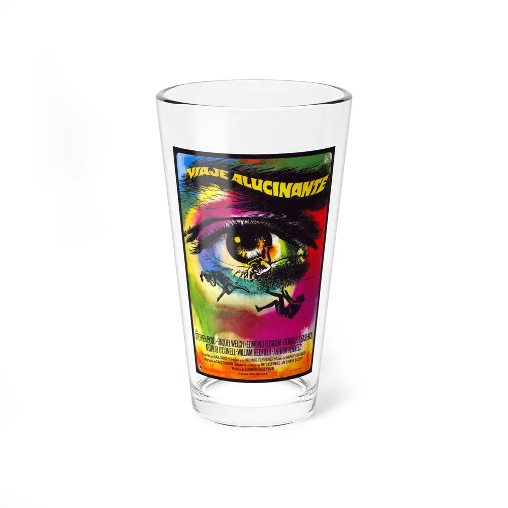 FANTASTIC VOYAGE (SPANISH) 1966 Movie Poster - Pint Glass 16oz-16oz-Go Mug Yourself