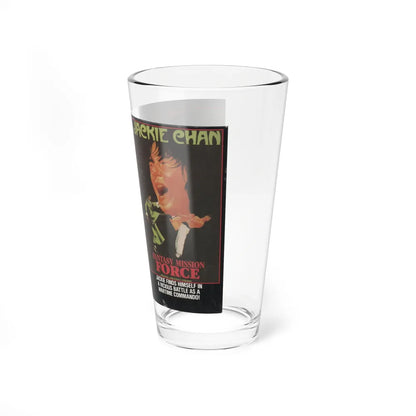 FANTASY MISSION FORCE JACKIE CHAN (VHS COVER) Pint Glass 16oz-Go Mug Yourself