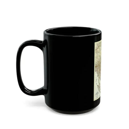 Far East (1952) (Map) Black Coffee Mug - Go Mug Yourself