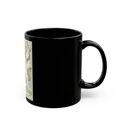 Far East (1952) (Map) Black Coffee Mug - Go Mug Yourself
