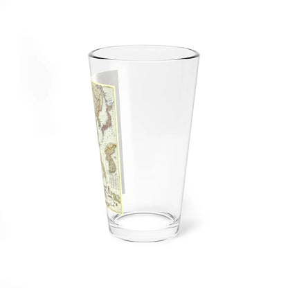 Far East (1952) (Map) Pint Glass 16oz-Go Mug Yourself