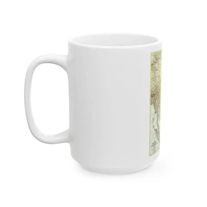 Far East (1952) (Map) White Coffee Mug - Go Mug Yourself
