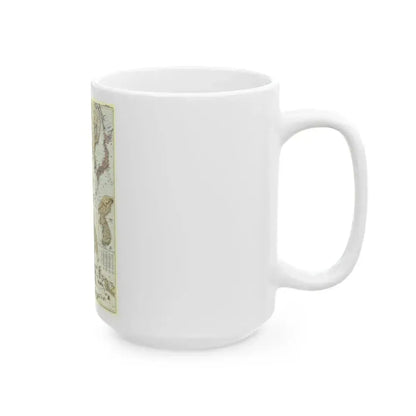 Far East (1952) (Map) White Coffee Mug - Go Mug Yourself