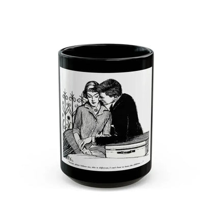 Farewell, Adele, Redbook, December 1957 - Black Coffee Mug 15oz - Go Mug Yourself