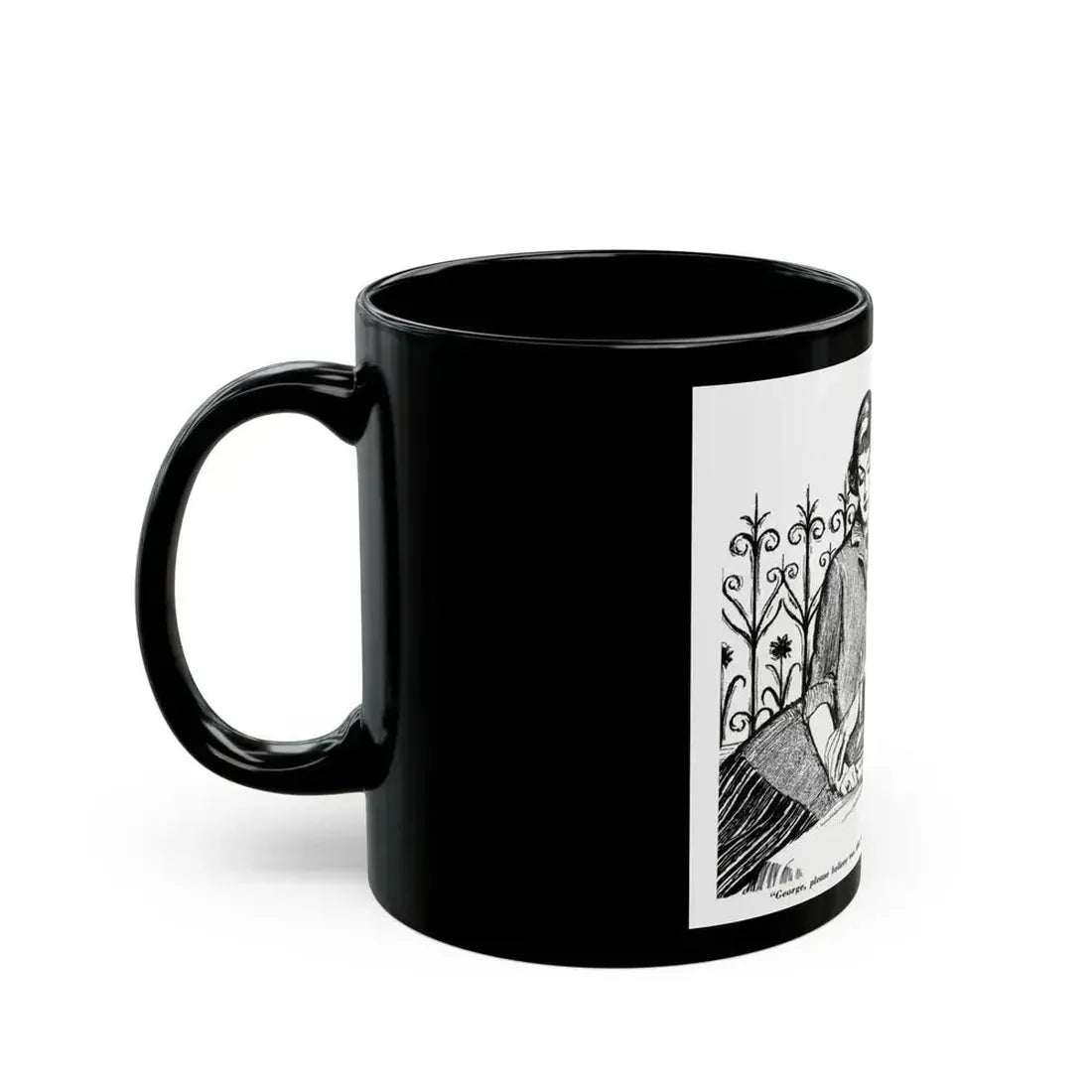 Farewell, Adele, Redbook, December 1957 - Black Coffee Mug - Go Mug Yourself