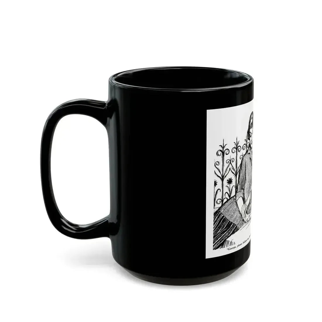 Farewell, Adele, Redbook, December 1957 - Black Coffee Mug - Go Mug Yourself