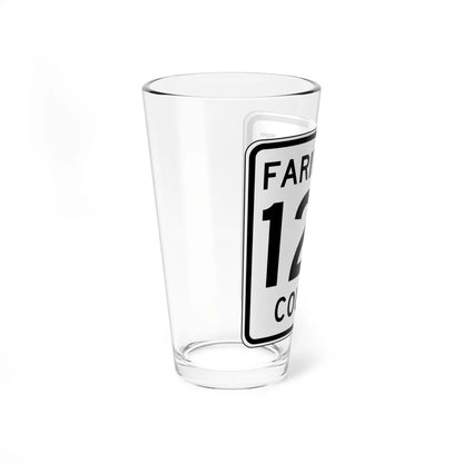 Faribault County Route 126 MN (Minnesota) (Road Sign) Pint Glass 16oz - Go Mug Yourself