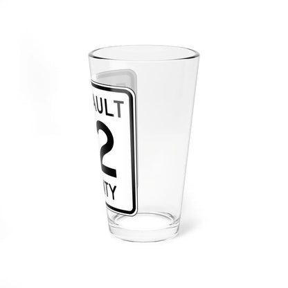 Faribault County Route 32 MN (Minnesota) (Road Sign) Pint Glass 16oz - Go Mug Yourself