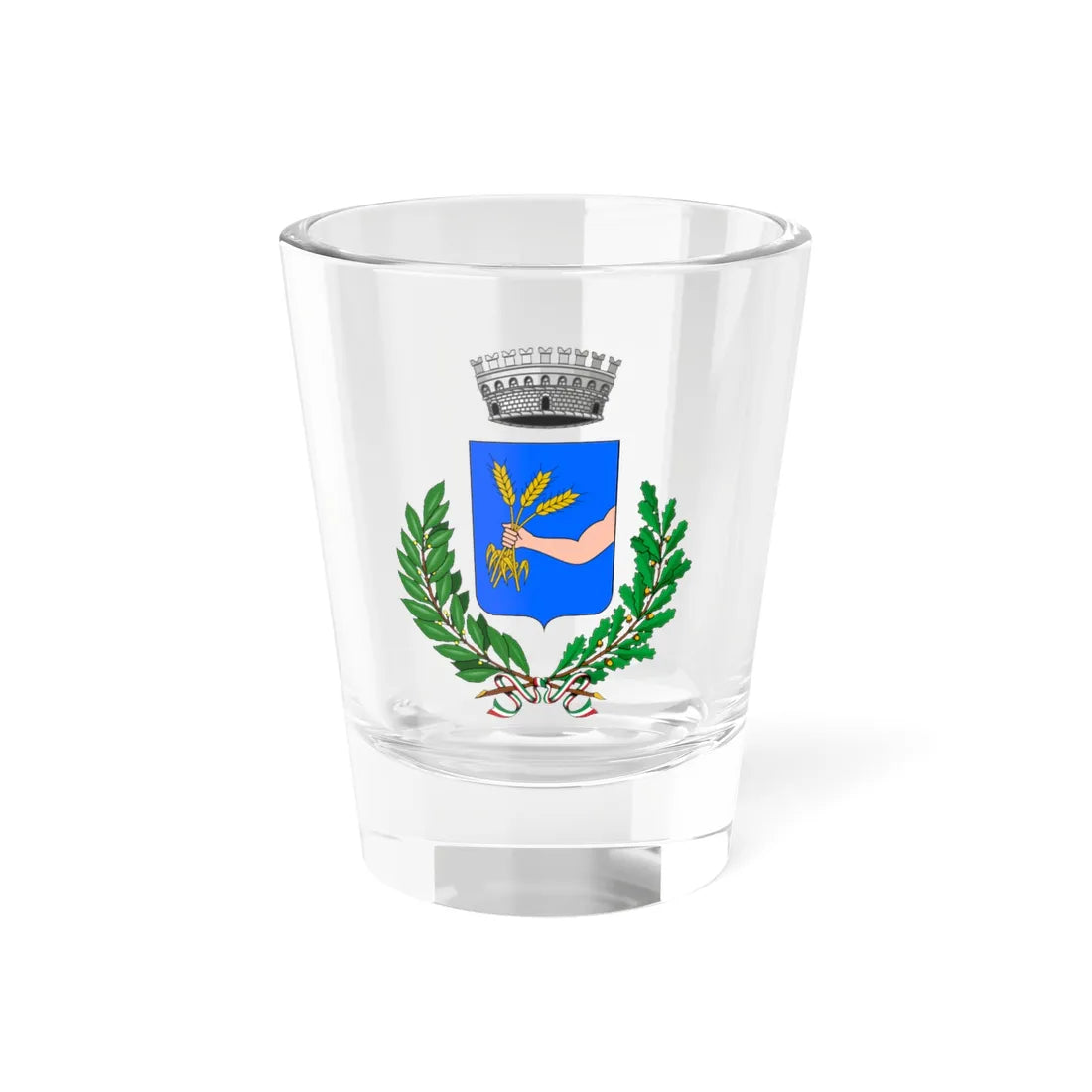 Farigliano-Stemma (Italy) (Coat of Arms) Shot Glass 1.5oz 1.5oz - Go Mug Yourself