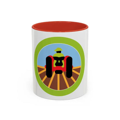 Farm Mechanics (Boy Scout Merit Badge) Accent Coffee Mug - Go Mug Yourself