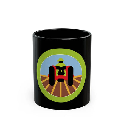 Farm Mechanics (Boy Scout Merit Badge) Black Coffee Mug-11oz-Go Mug Yourself