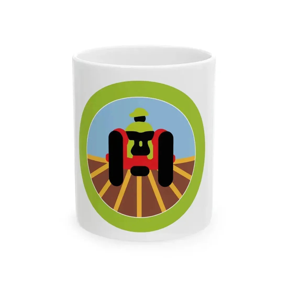 Farm Mechanics (Boy Scout Merit Badge) White Coffee Mug 11oz - Go Mug Yourself