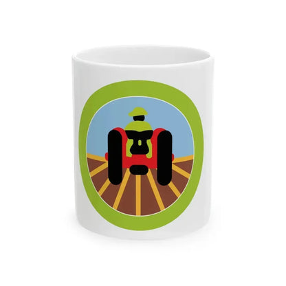 Farm Mechanics (Boy Scout Merit Badge) White Coffee Mug 11oz - Go Mug Yourself