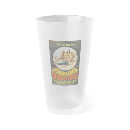 FARMER'S DAUGHTERS 1976 Movie Poster - Frosted Pint Glass 16oz-16oz-Frosted-Go Mug Yourself