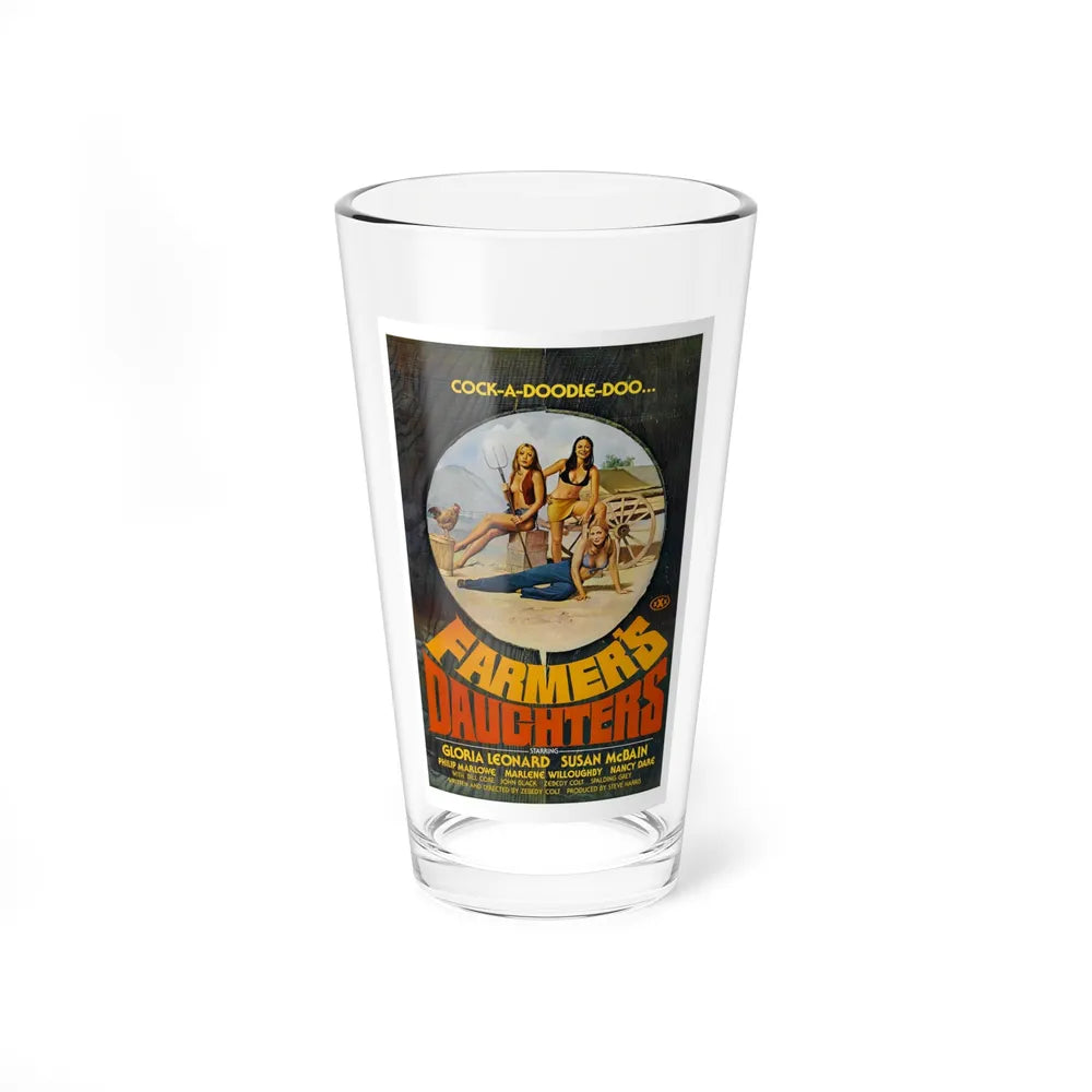 FARMER'S DAUGHTERS 1976 Movie Poster - Pint Glass 16oz-16oz-Go Mug Yourself