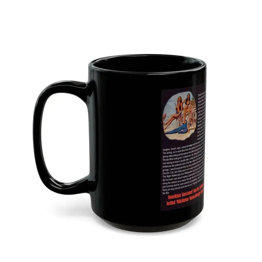 FARMERS DAUGHTERS (VHS COVER) - Black Coffee Mug - Go Mug Yourself