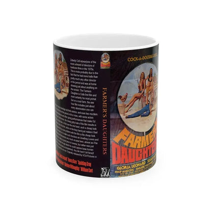 FARMERS DAUGHTERS (VHS COVER) - White Coffee Mug 11oz - Go Mug Yourself