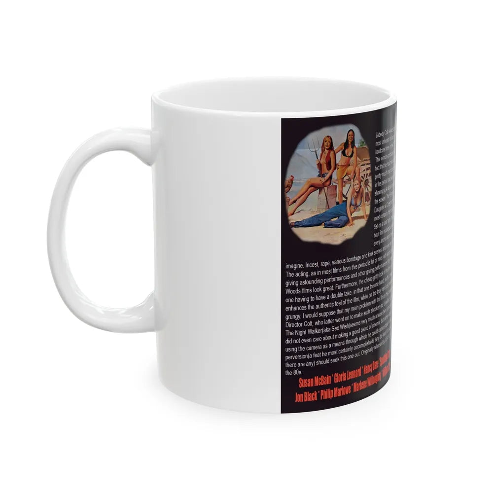 FARMERS DAUGHTERS (VHS COVER) - White Coffee Mug-Go Mug Yourself