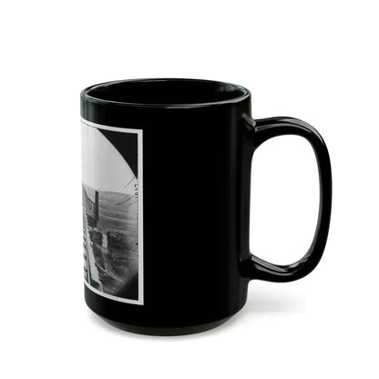 Farmville, Va., Vicinity. High Bridge Of The South Side Railroad Across The Appomattox (U.S. Civil War) Black Coffee Mug - Go Mug Yourself