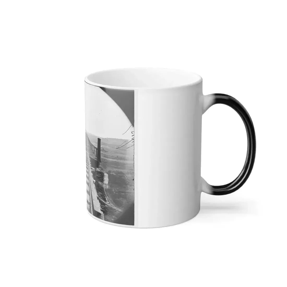 Farmville, Va., Vicinity. High Bridge of the South Side Railroad Across the Appomattox (U.S. Civil War) Color Changing Coffee Mug 11oz - Go Mug Yourself