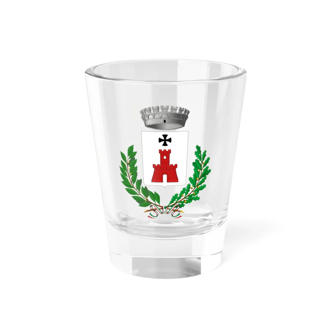 Farra di Soligo-Stemma (Italy) (Coat of Arms) Shot Glass 1.5oz 1.5oz - Go Mug Yourself