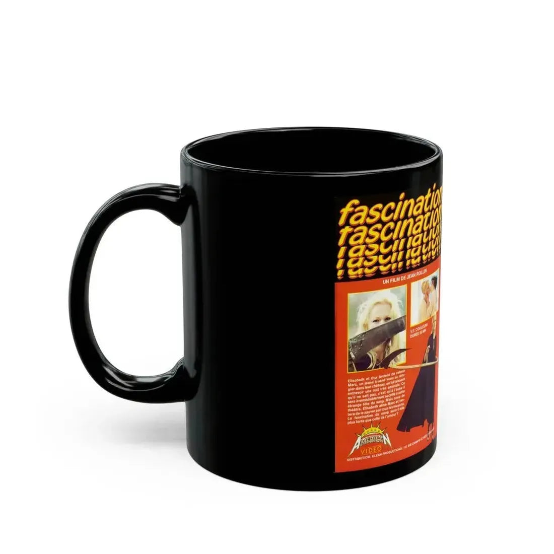 FASCINATION (VHS COVER) - Black Coffee Mug - Go Mug Yourself