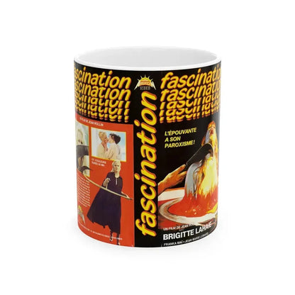 FASCINATION (VHS COVER) - White Coffee Mug 11oz - Go Mug Yourself