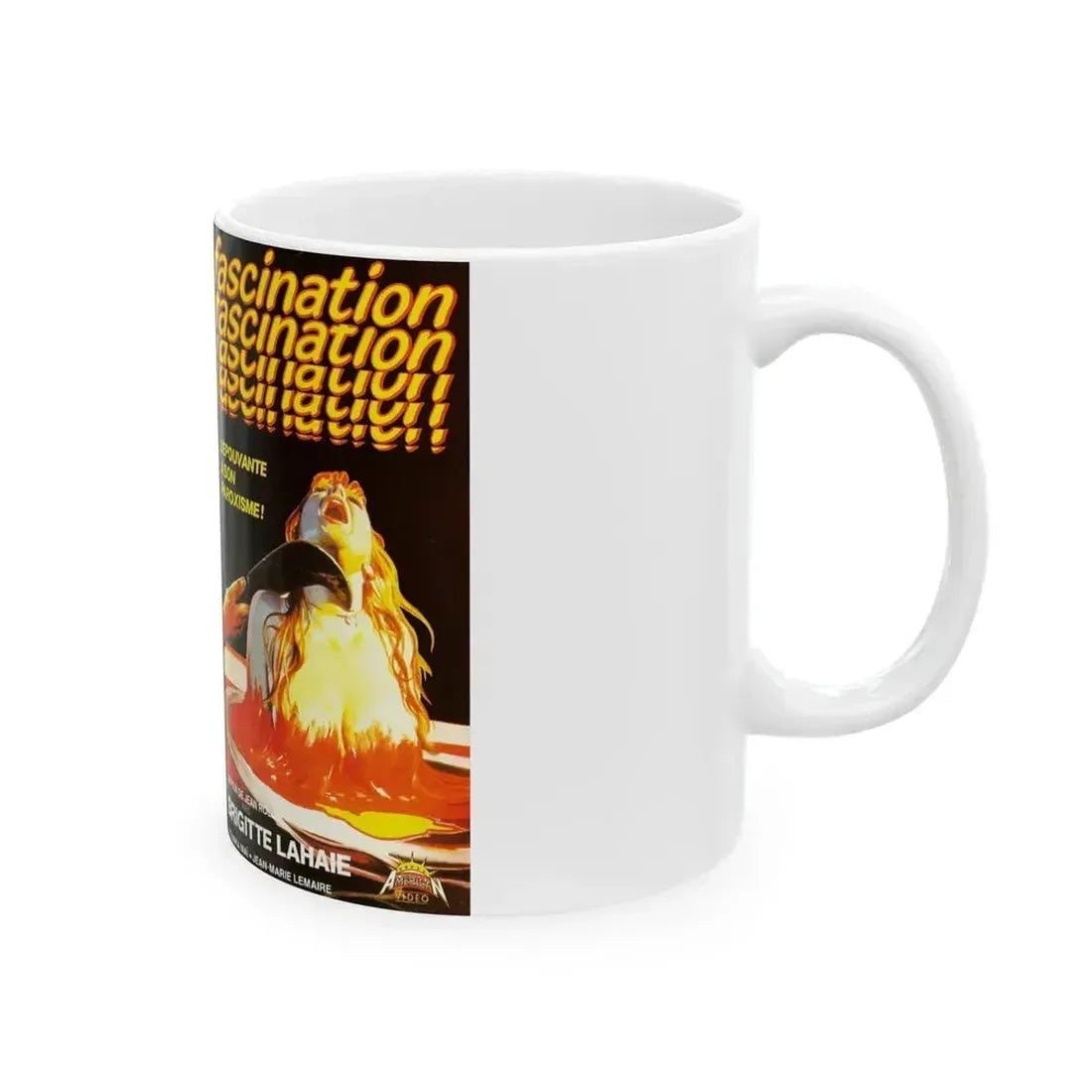 FASCINATION (VHS COVER) - White Coffee Mug - Go Mug Yourself