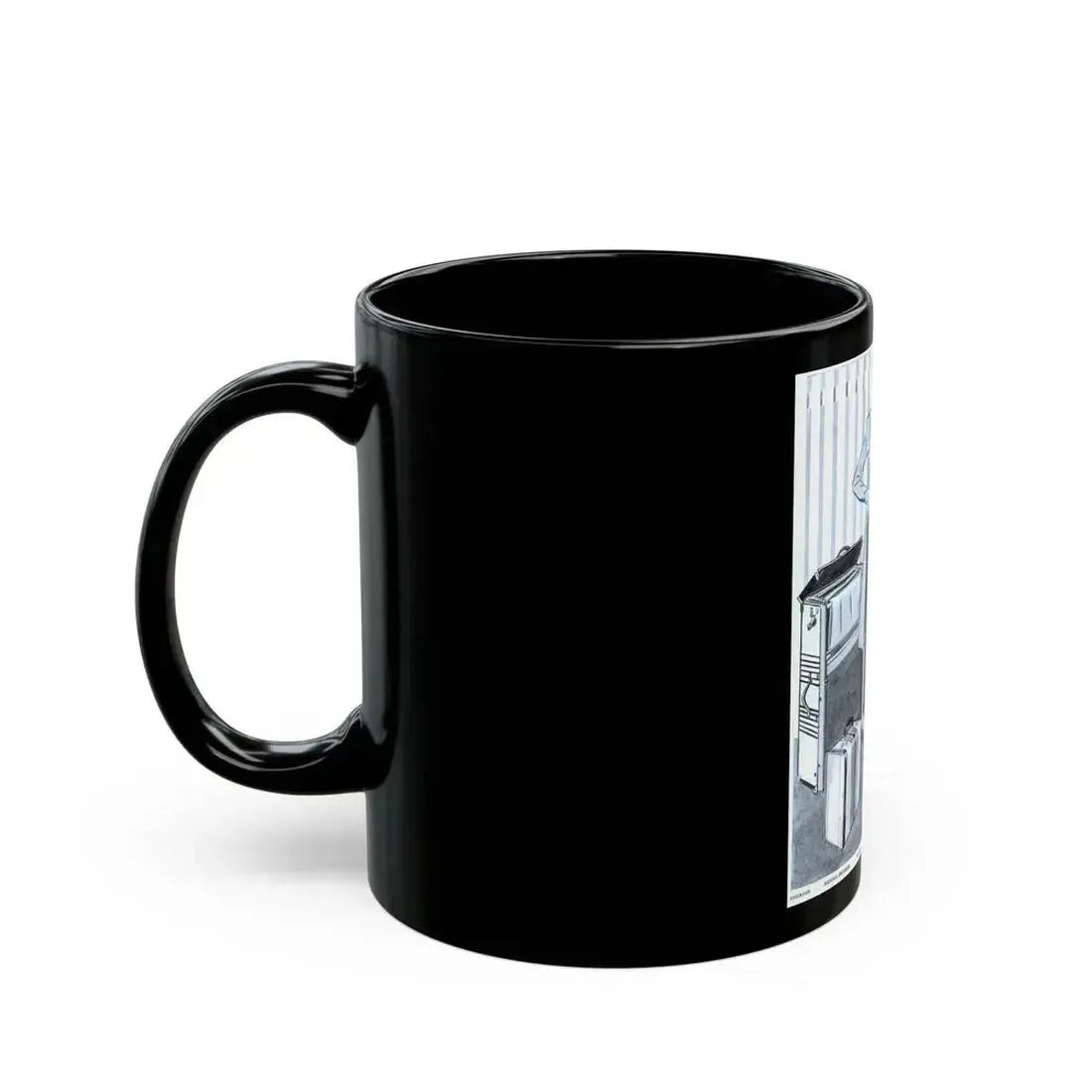 Fashion Illustration, 1933 - Black Coffee Mug - Go Mug Yourself