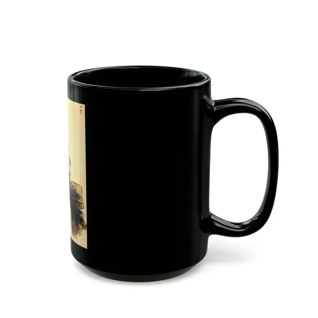 Fashion illustration (2)_1 - Black Coffee Mug - Go Mug Yourself