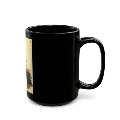 Fashion illustration (2)_1 - Black Coffee Mug - Go Mug Yourself