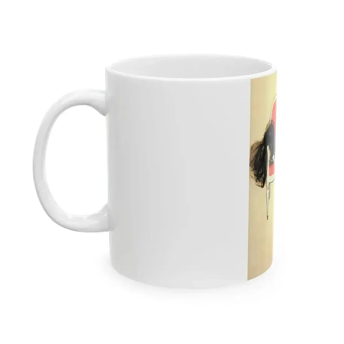 Fashion illustration (2)_1 - White Coffee Mug - Go Mug Yourself