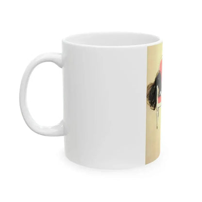 Fashion illustration (2)_1 - White Coffee Mug - Go Mug Yourself