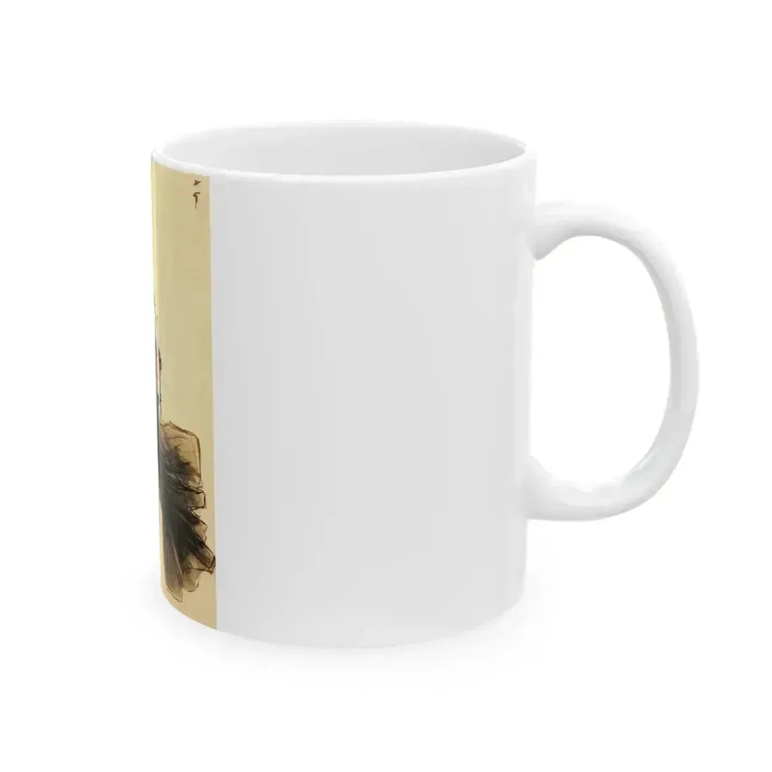 Fashion illustration (2)_1 - White Coffee Mug - Go Mug Yourself