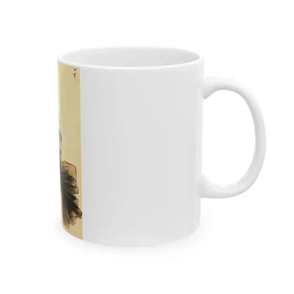 Fashion illustration (2)_1 - White Coffee Mug - Go Mug Yourself