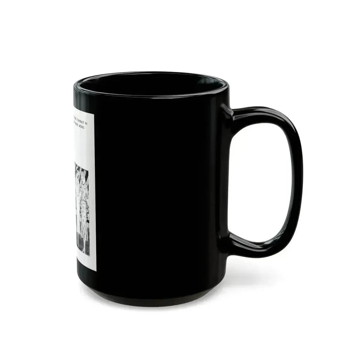 Fashion Illustration (2), Pictorial Review, August 1930 - Black Coffee Mug - Go Mug Yourself