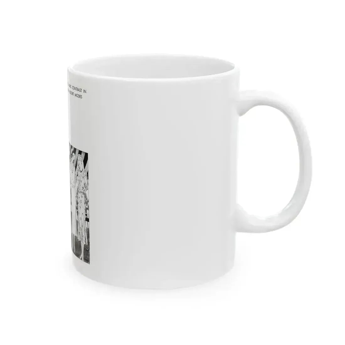 Fashion Illustration (2), Pictorial Review, August 1930 - White Coffee Mug - Go Mug Yourself