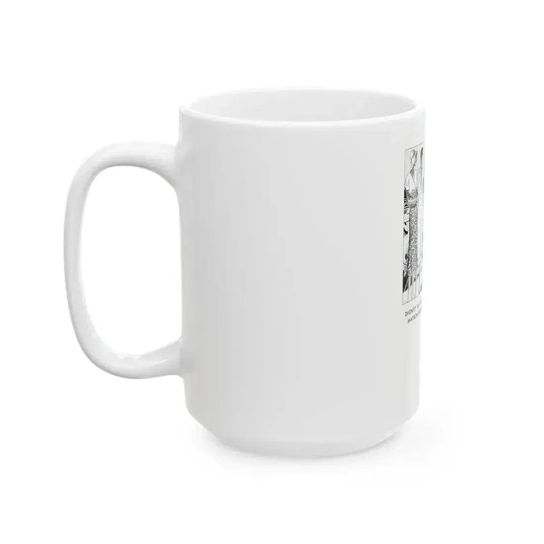 Fashion Illustration (2), Pictorial Review, August 1930 - White Coffee Mug - Go Mug Yourself