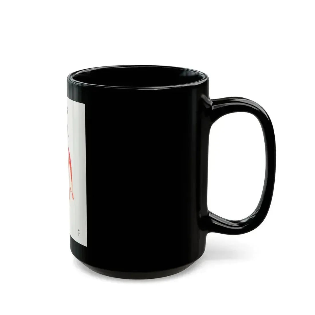 Fashion illustration (4) - Black Coffee Mug - Go Mug Yourself