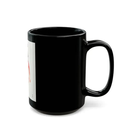 Fashion illustration (4) - Black Coffee Mug - Go Mug Yourself