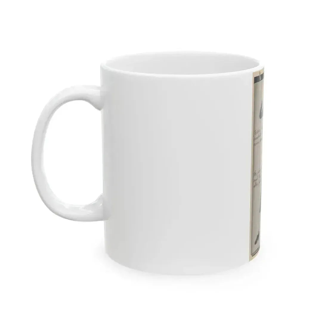 Fashion Illustration, circa 1945 - White Coffee Mug - Go Mug Yourself