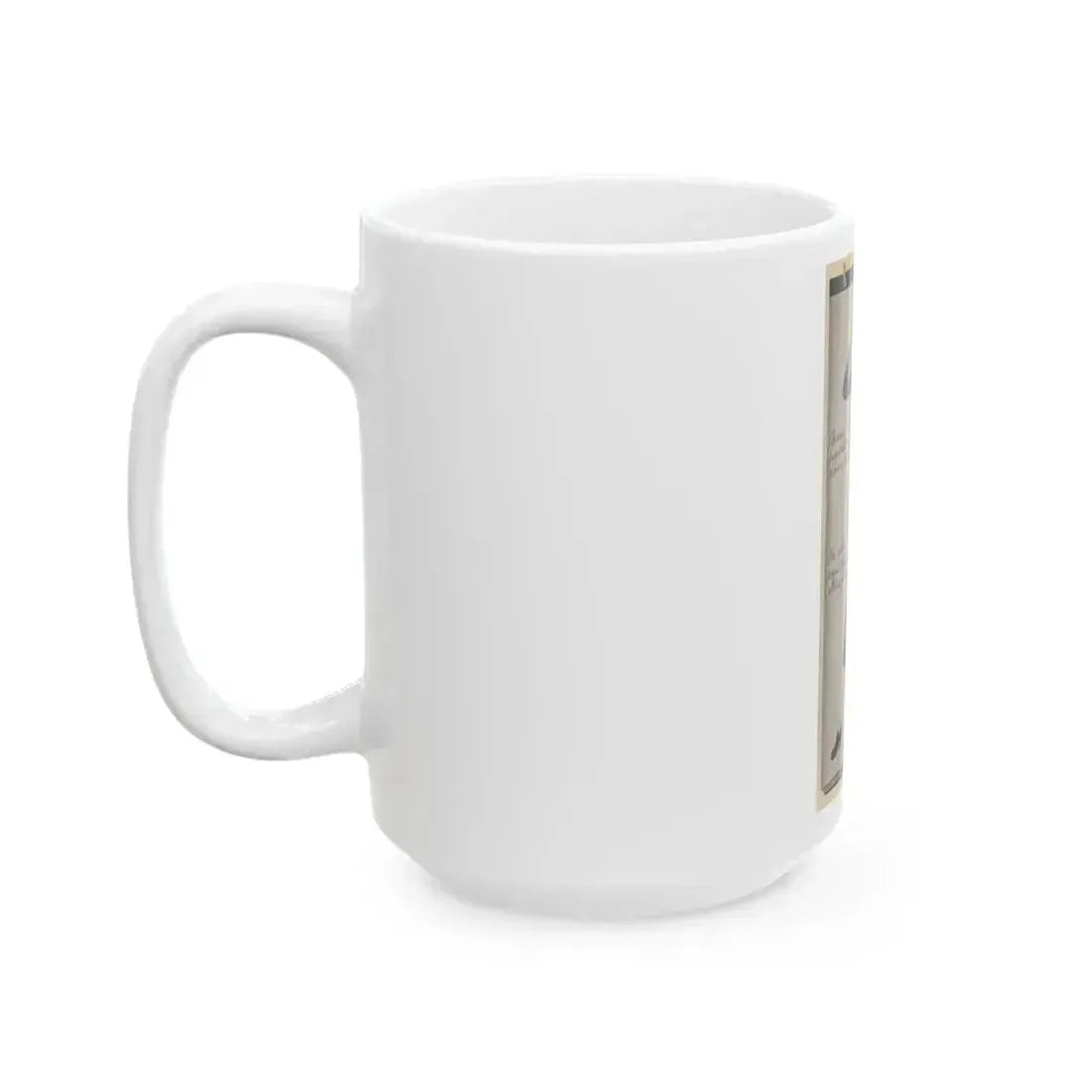 Fashion Illustration, circa 1945 - White Coffee Mug - Go Mug Yourself
