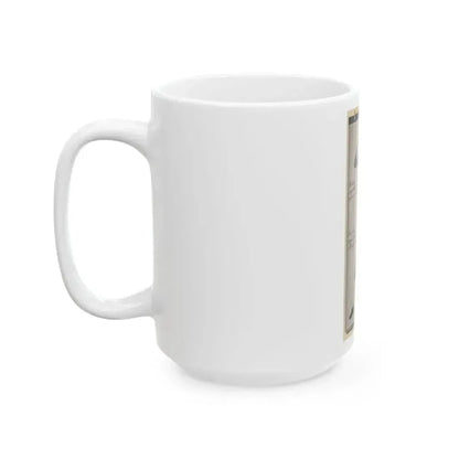 Fashion Illustration, circa 1945 - White Coffee Mug - Go Mug Yourself