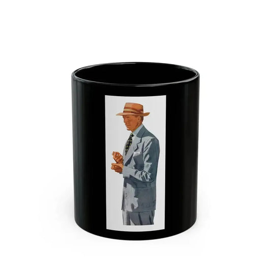Fashion Illustration, Esquire magazine, 1949 (2) - Black Coffee Mug 11oz - Go Mug Yourself