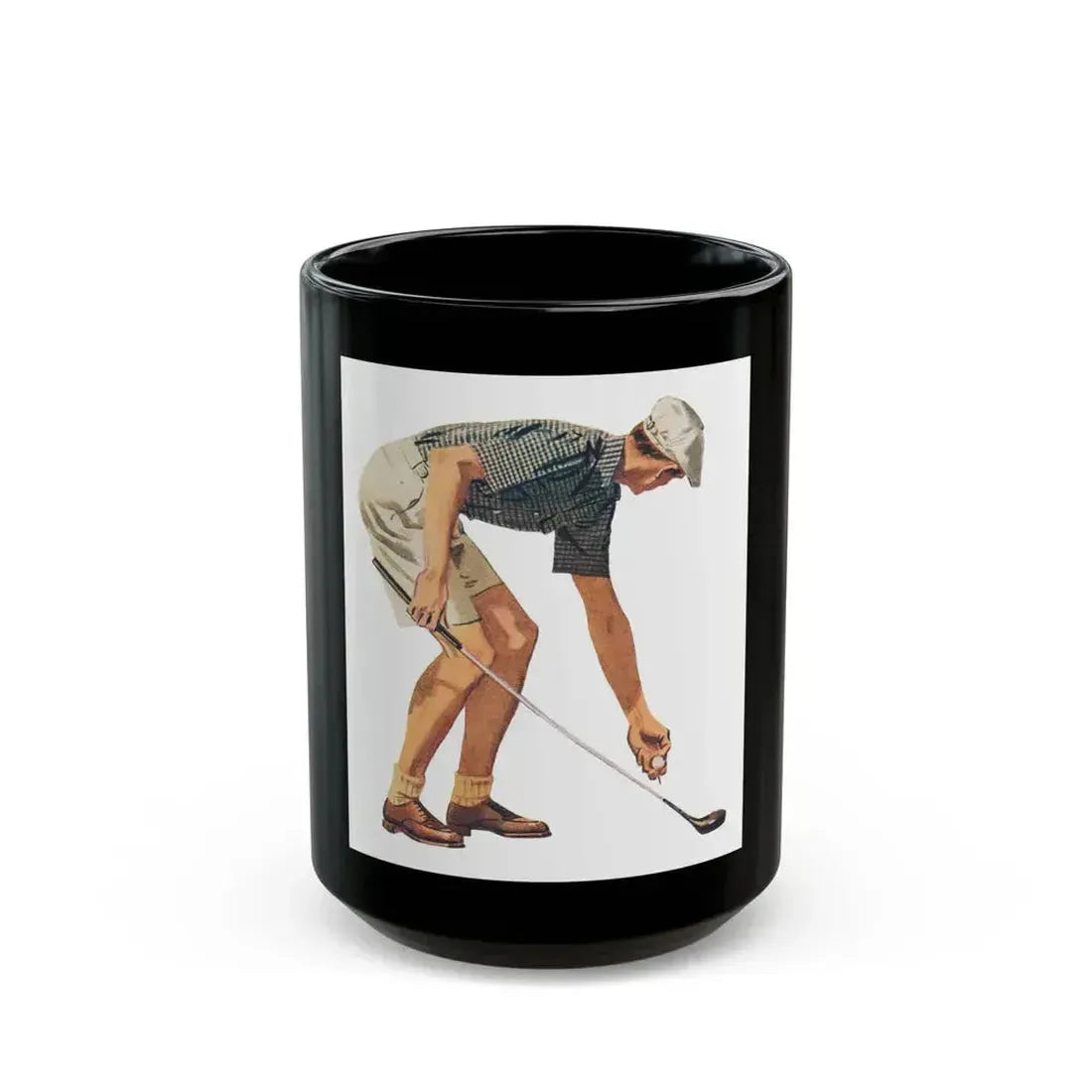 Fashion Illustration, Esquire magazine, 1949 (4) - Black Coffee Mug 15oz - Go Mug Yourself