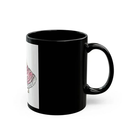 Fashion Illustration from Woman's Own magazine, 1955 (1) - Black Coffee Mug - Go Mug Yourself