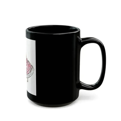 Fashion Illustration from Woman's Own magazine, 1955 (1) - Black Coffee Mug - Go Mug Yourself