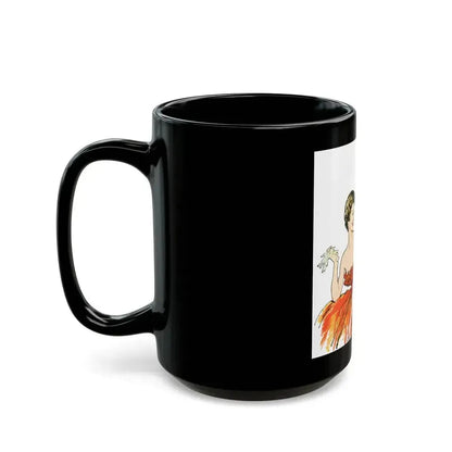 Fashion Illustration from Woman's Own magazine, 1959 (2) - Black Coffee Mug - Go Mug Yourself